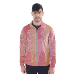 Unicorm Orange And Pink Men s Windbreaker by lifestyleshopee