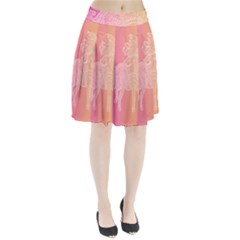 Unicorm Orange And Pink Pleated Skirt by lifestyleshopee