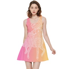 Unicorm Orange And Pink Inside Out Reversible Sleeveless Dress by lifestyleshopee