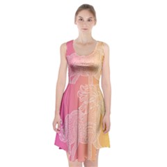 Unicorm Orange And Pink Racerback Midi Dress by lifestyleshopee