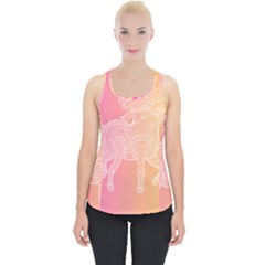 Unicorm Orange And Pink Piece Up Tank Top by lifestyleshopee