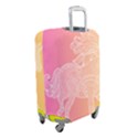 unicorm orange and pink Luggage Cover (Small) View2