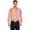 unicorm orange and pink Men s Long Sleeve Pocket Shirt  View1