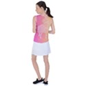 unicorm orange and pink Women s Sleeveless Sports Top View2