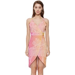 Unicorm Orange And Pink Wrap Frill Dress by lifestyleshopee