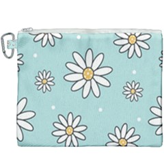 Art Floral Pattern Design Wallpaper Background Canvas Cosmetic Bag (xxxl) by Ravend