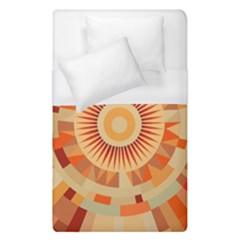 Ai Generated Retro Geometric Pattern Decor Pattern Duvet Cover (single Size) by Ravend