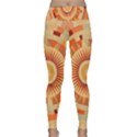 Ai Generated Retro Geometric Pattern Decor Pattern Lightweight Velour Classic Yoga Leggings View1