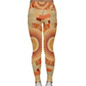 Ai Generated Retro Geometric Pattern Decor Pattern Lightweight Velour Classic Yoga Leggings View2