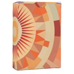 Ai Generated Retro Geometric Pattern Decor Pattern Playing Cards Single Design (rectangle) With Custom Box by Ravend