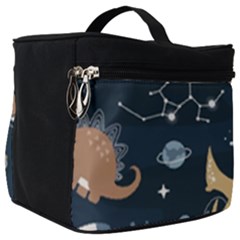 Space Theme Art Pattern Design Wallpaper Make Up Travel Bag (big) by Ravend