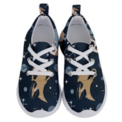 Space Theme Art Pattern Design Wallpaper Running Shoes by Ravend