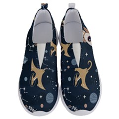 Space Theme Art Pattern Design Wallpaper No Lace Lightweight Shoes by Ravend