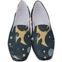 Space Theme Art Pattern Design Wallpaper Women s Classic Loafer Heels View1