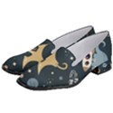 Space Theme Art Pattern Design Wallpaper Women s Classic Loafer Heels View2