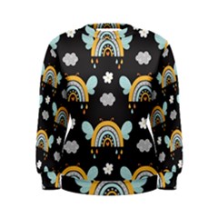 Art Pattern Design Floral Wallpaper Background Women s Sweatshirt