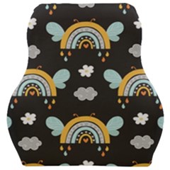 Art Pattern Design Floral Wallpaper Background Car Seat Velour Cushion  by Ravend