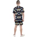 Art Pattern Design Floral Wallpaper Background Men s Mesh Tee and Shorts Set View2