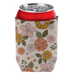 Flower Petals Plants Floral Print Pattern Design Can Holder by Ravend