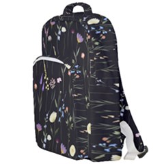 Flowers Floral Pattern Floral Print Background Double Compartment Backpack