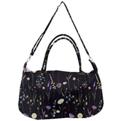 Flowers Floral Pattern Floral Print Background Removal Strap Handbag