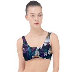 Ai Generated Flower Orchids Bloom Flora Nature The Little Details Bikini Top by Ravend