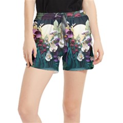 Ai Generated Flower Orchids Bloom Flora Nature Women s Runner Shorts by Ravend