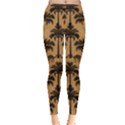 Ai Generated Camels Palm Trees Pattern Leggings  View1