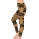 Ai Generated Camels Palm Trees Pattern Leggings  View3