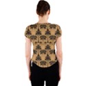 Ai Generated Camels Palm Trees Pattern Crew Neck Crop Top View2