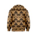 Ai Generated Camels Palm Trees Pattern Kids  Zipper Hoodie View2