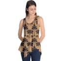 Ai Generated Camels Palm Trees Pattern Sleeveless Tunic View1