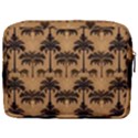 Ai Generated Camels Palm Trees Pattern Make Up Pouch (Large) View2