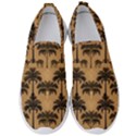 Ai Generated Camels Palm Trees Pattern Men s Slip On Sneakers View1