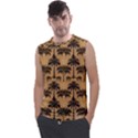 Ai Generated Camels Palm Trees Pattern Men s Regular Tank Top View1