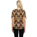 Ai Generated Camels Palm Trees Pattern Bow Sleeve Button Up Top View4