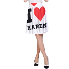 I Love Karen A-line Skirt by ilovewhateva