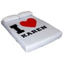 I love karen Fitted Sheet (California King Size) View2