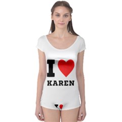 I Love Karen Boyleg Leotard  by ilovewhateva