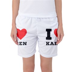 I Love Karen Women s Basketball Shorts