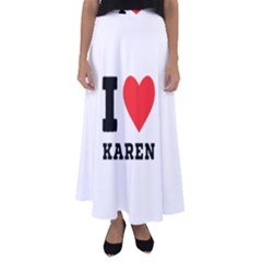 I Love Karen Flared Maxi Skirt by ilovewhateva