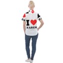 I love karen Women s Short Sleeve Pocket Shirt View2