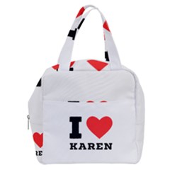 I Love Karen Boxy Hand Bag by ilovewhateva