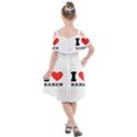 I love karen Kids  Cut Out Shoulders Chiffon Dress View2