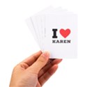 I love karen Playing Cards Single Design (Rectangle) with Custom Box View3