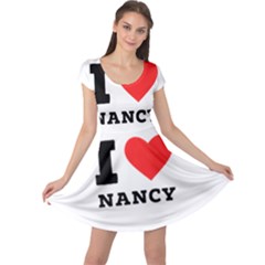 I Love Nancy Cap Sleeve Dress by ilovewhateva