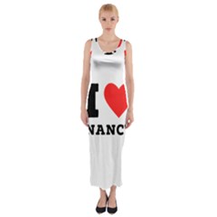 I Love Nancy Fitted Maxi Dress by ilovewhateva