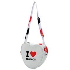 I Love Nancy Heart Shoulder Bag by ilovewhateva