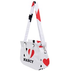 I Love Nancy Rope Handles Shoulder Strap Bag by ilovewhateva