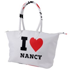 I Love Nancy Canvas Shoulder Bag by ilovewhateva